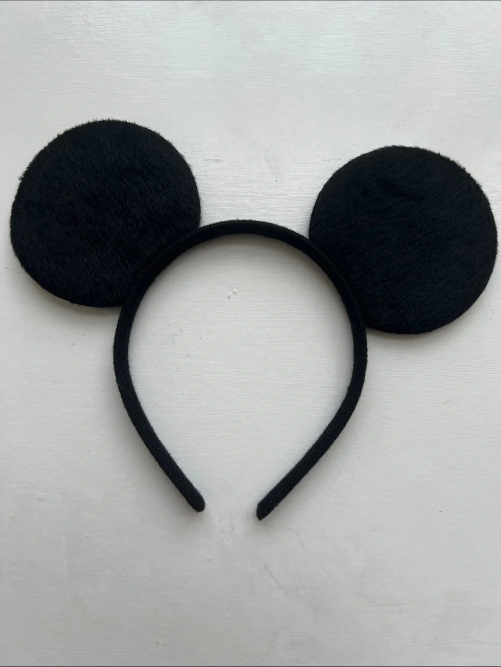 Black Mouse Ear Headband with Red Bow - Kids Costume Accessory